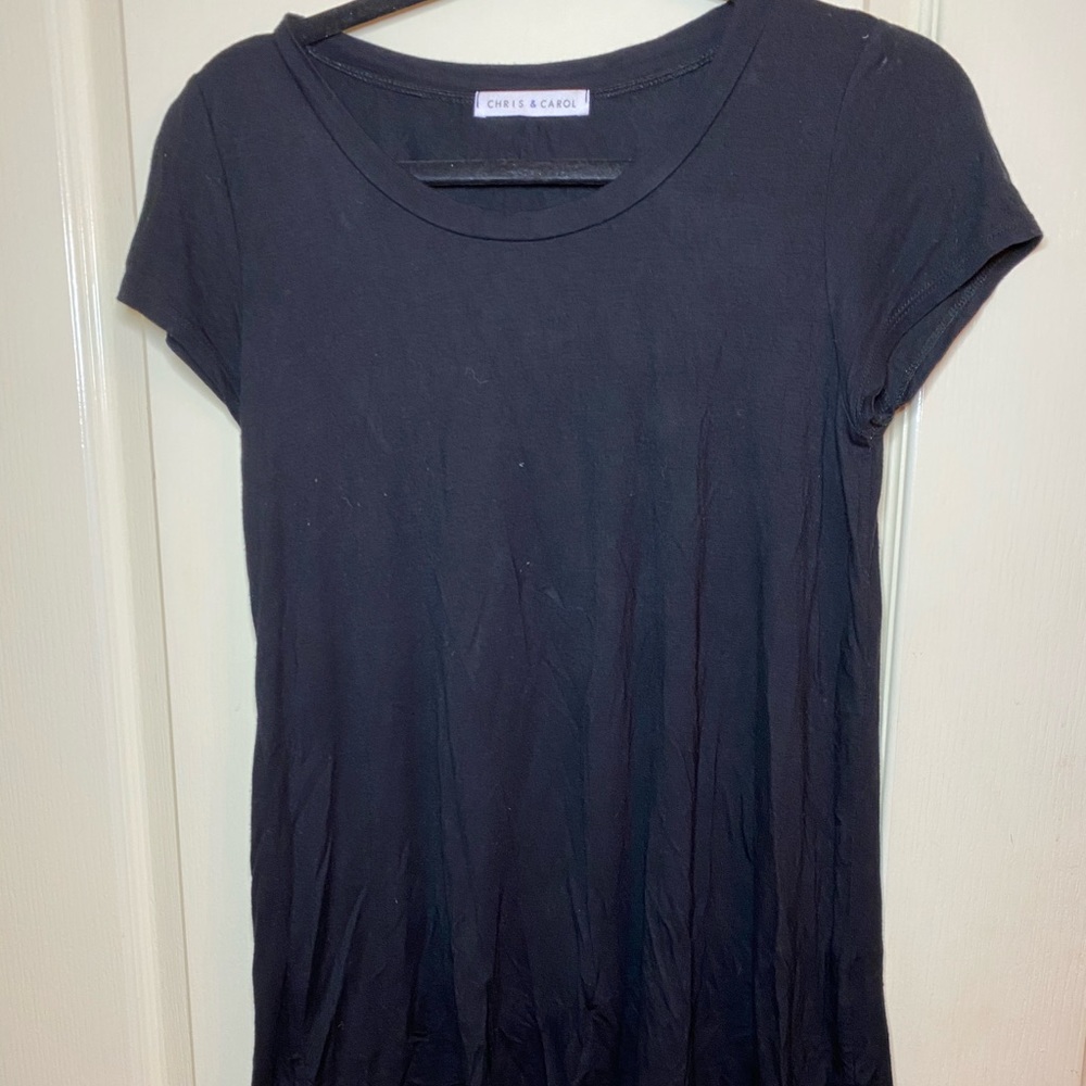 Black T-shirt Dress